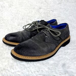 Blue Suede Penguin Dress Shoes